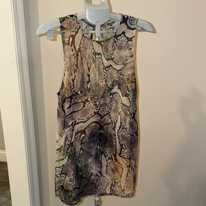 Show Me Your MuMu Snake Print Tank Top - Earth Tones